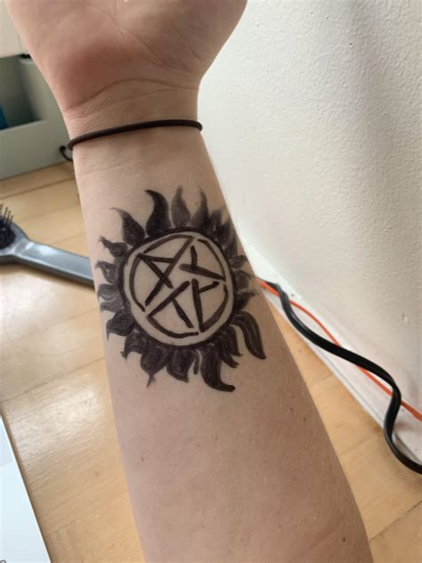 anti demon possession tattoo 7