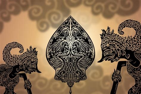 Free Vector | Wayang kulit background