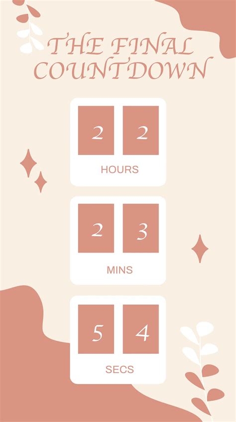How To Create A Countdown Timer On Instagram at Crystal Twyman blog