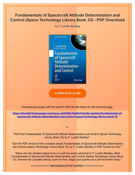 Pdf Free Fundamentals of Spacecraft Attitude Determination and Control ...
