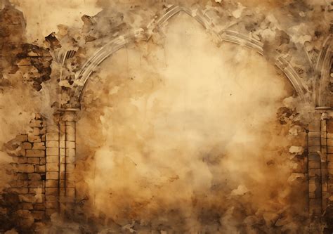 Vintage Ruins Digital Background Papers / Junk Journal / Scrapbooking