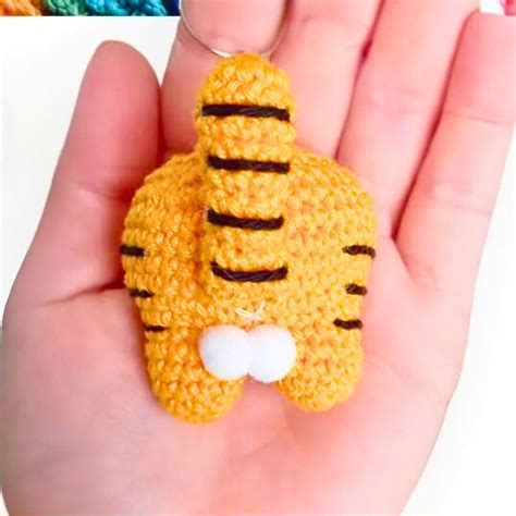 cute crochet cat keychain pattern  brings smiles  amigurumi