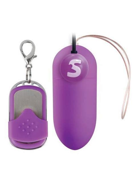 Виброяйцо Rechargeable Vibrating egg фиолетовое с пультом ДУ | Shots ...