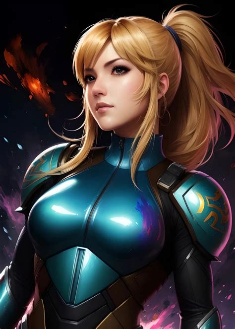 Samus Aran | Gameverse by FickleMeAI on DeviantArt