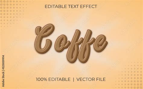 Coffer text effects design concept for bold font style and use for ...