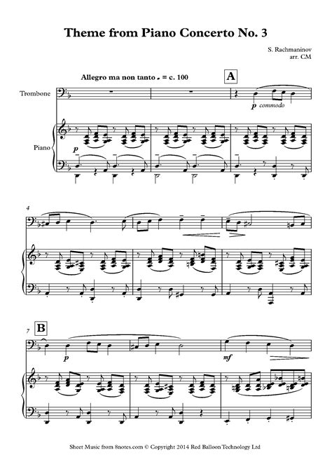 Free Trombone Sheet Music, Lessons & Resources - 8notes.com