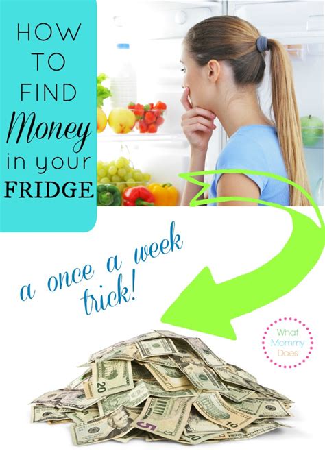 find money   fridge