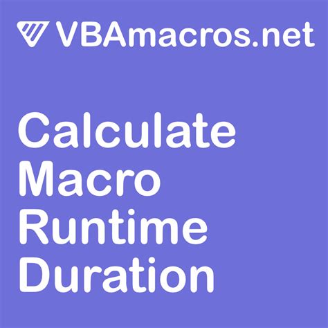 excel call  macro vbamacrosnet