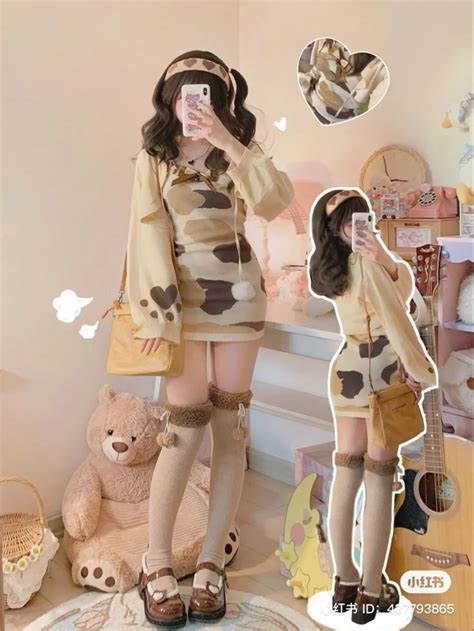 Pin by minko on red | Cow outfits, Kawaii fashion, Really cute outfits