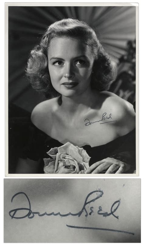 Lot Detail - Donna Reed Signed 10'' x 13'' Photograph
