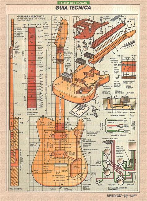 Free electric guitar plan… | The Dutch Luthier