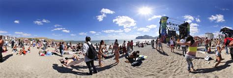Koktebel Jazz Festival. Dances on beach 360 Panorama | 360Cities