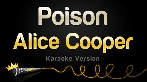 Alice Cooper - Poison (Karaoke Version) - YouTube