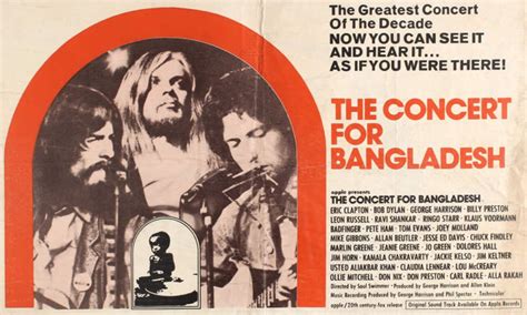 george harrisons crowning moment  concert  bangladesh