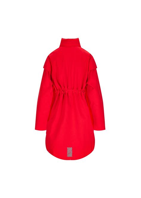 Monsun Coat - Berry Red – BRGN