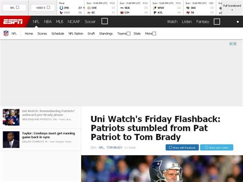 Uni Watch covers the 1990s Patriots uniforms [archive.is link to avoid ...