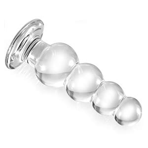 Amazon.com: Small Glass Anal Beads, Crystal Butt Plug Adult Sex Toy G