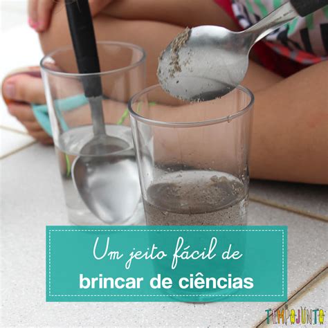 Experimento científico fácil: o que dissolve na água - Tempojunto