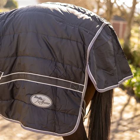 stable buster duvet blanket navy cm cm orange horse