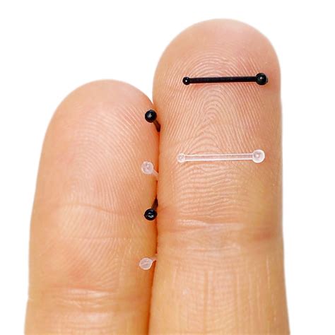 clear nose piercing for work 10