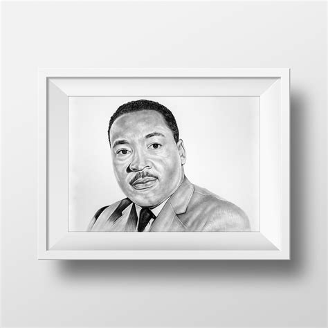 drawing of martin luther king jr 7