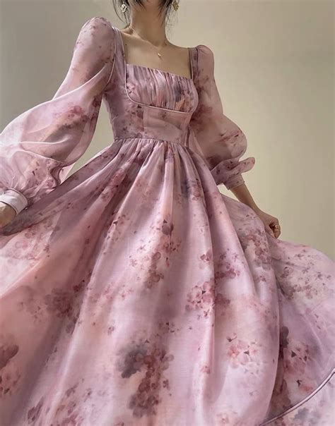 Платья - | French dress, Long sleeve dress, Long skirt fashion