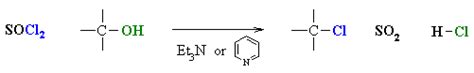 Ch 8 : ROH + SOCl2 or PX3