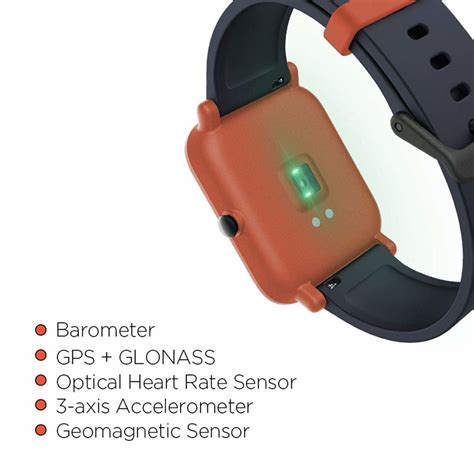 Amazfit Bip Smartwatch by Huami with All-Day Heart Rate and Activity ...