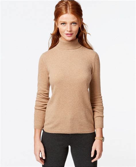 Charter Club Cashmere Turtleneck Sweater, Only at Macy's | Cashmere ...