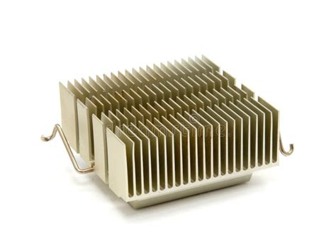 heat sink stock image image  technology silver metal