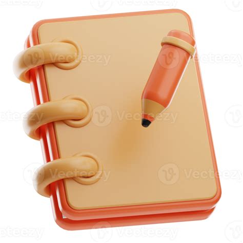 Book Writing education school illustration 3d 46978126 PNG