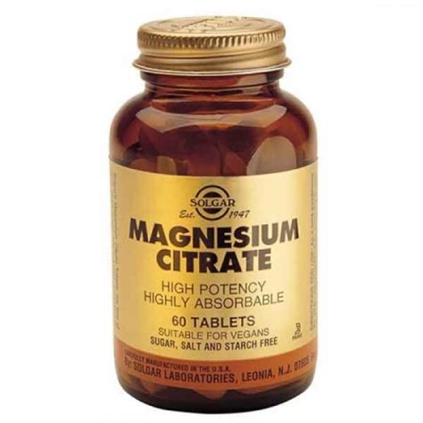 SOLGAR MAGNESIUM CITRATE | Apotekaonline.rs
