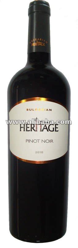 Bulgarian Heritage Pinot Noir - Dry Red Wine,Bulgaria Bulgarian ...