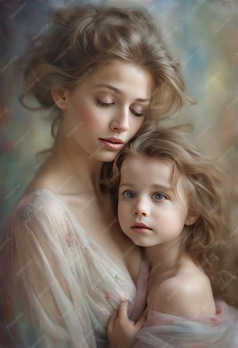 Premium Photo | Mother and daughter posing togethermother and daughter