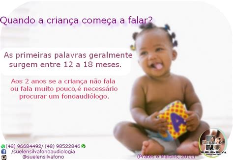 Quando A Crianca Comeca A Falar - Suelen Machado Silva - Fonoaudiologia: Quando a criança começa a falar?