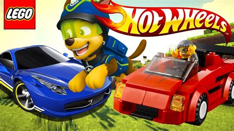 Hot Wheels / Хот Вилс против ЛЕГО в МАЙНКРАФТ. Развивающий мультик ...