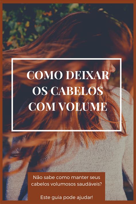 Como Deixar O Cabelo Volumoso - 5 Formas de Deixar os Cabelos Mais Volumosos - wikiHow | Hair care, Dry ...