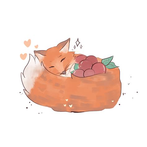 sweet foxes on Behance