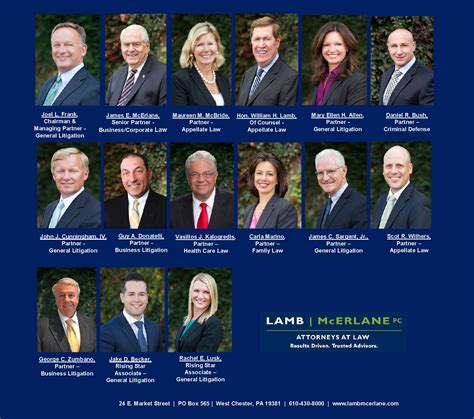 Fifteen Lamb McErlane PC Attorneys Have Been Named 2019 Pennsylvania