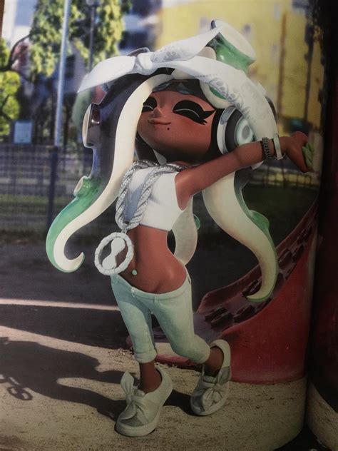 This pic of Marina in the new art book is adorable : r/splatoon