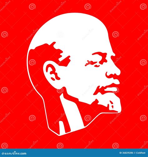 Lenin vektor illustrationer. Illustration av lenin, rött - 36829286