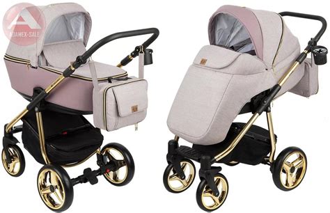 Коляска Adamex Reggio Special Edition 2 в 1 Y811 кожа пудр, пудровый скидки