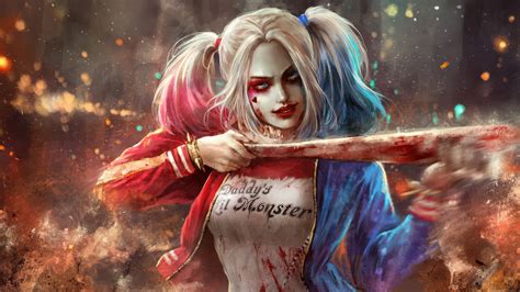 Harley Quinn Defiance Wallpaper,HD Superheroes Wallpapers,4k Wallpapers