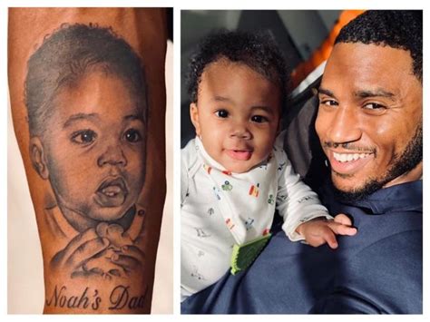 Trey Songz Reveals Tattoo Of Son Noah - That Grape Juice