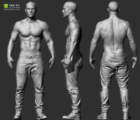 Reference Character Models - Page 6 | Male Anatomy | Pinterest ...