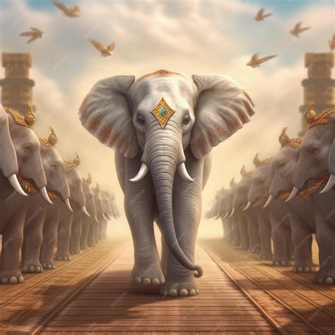 Premium AI Image | Gentle Giants Discovering All About Elephants