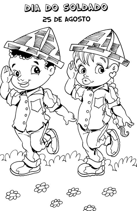 Desenho De Soldado Para Colorir Educação Infantil - JORNAL R 7ª: Atividades Dia do Soldado Educação Infantil Colorir ...