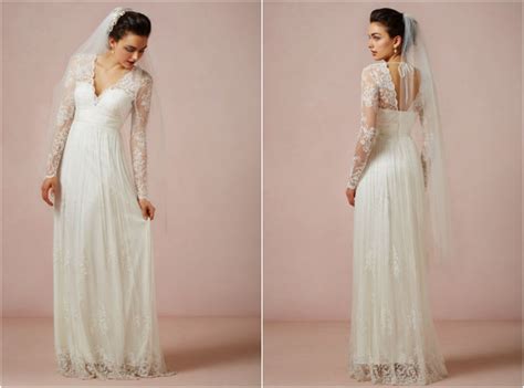 BHLDN Fall Wedding Gowns - Rustic Wedding Chic | Long sleeve wedding