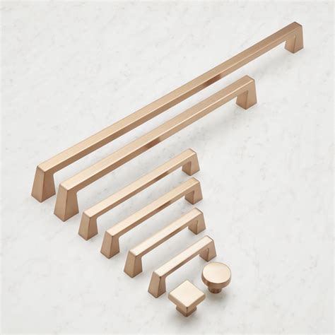 Bauman Cabinet Pull | Champagne bronze, Gold kitchen hardware, Bronze
