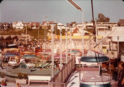 Above The Boardwalk, 1975 - Santa Cruz Beach Boardwalk Amusement Park